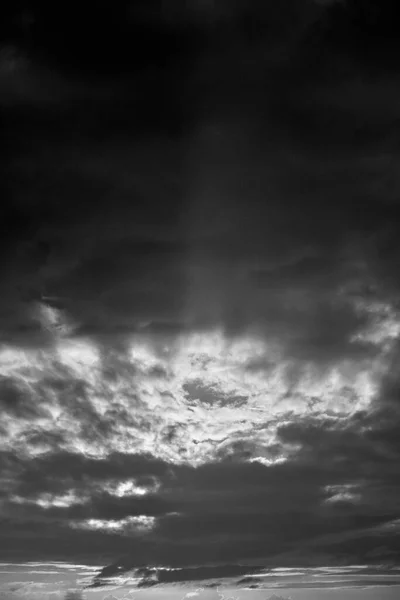 イタリア シチリア島 嵐雲夕焼け空 — ストック写真