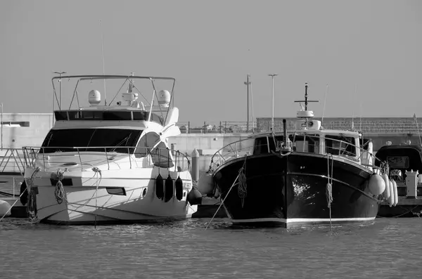 stock image Italy, Sicily, Mediterranean sea, Marina di Ragusa (Ragusa Province); 24 November 2022, luxury yachts in the port - EDITORIAL