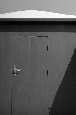 Italy, Sicily, Marina di Ragusa (Ragusa Province); wooden cabin on the beach