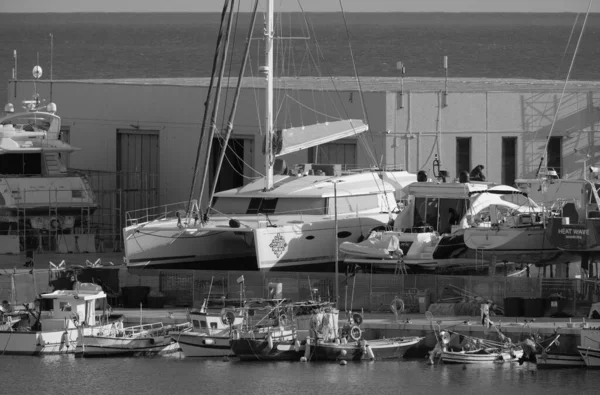 Italy Sicily Marina Ragusa Ragusa Province March 2023 Local Fishing — Stock Photo, Image