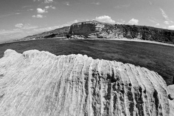 Italia Mar Mediterráneo Calabria Briatico Vista Roca Santa Irene Que —  Fotos de Stock