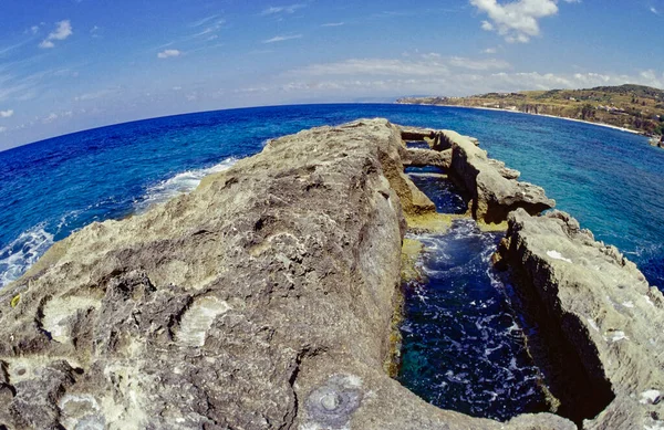 Italien Medelhavet Kalabrien Briatico Utsikt Över Berget Irene Där Romarna — Stockfoto