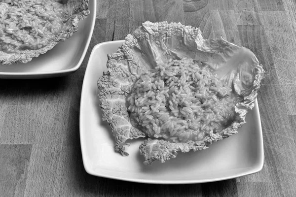 Итальянский Возбужденный Подъем Вкусом Шафрана — стоковое фото