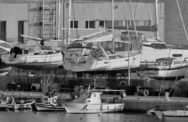 Ιταλία Σικελία Marina Ragusa Επαρχία Ragusa Μαρτίου 2023 Τοπικά Αλιευτικά — Φωτογραφία Αρχείου