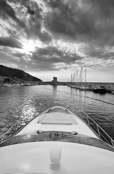 Italien Toskana Insel Elba Blick Auf Den Hafen Von Marciana — Stockfoto