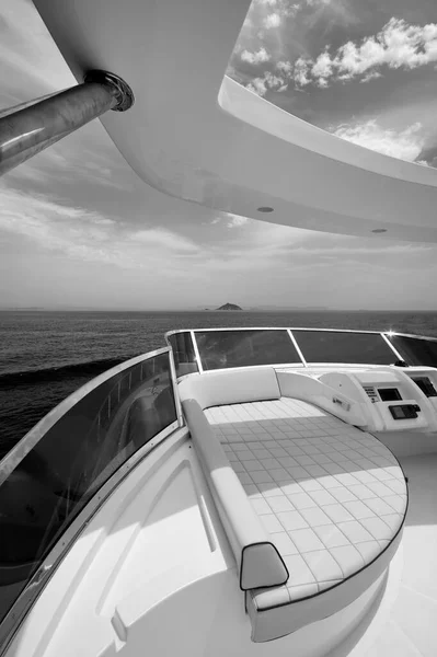 Італія Тоскана Острова Ельба Розкішні Яхти Azimut Flybridge — стокове фото