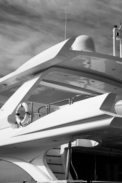 Włochy Toskania Wyspa Elba Luksusowy Jacht Azimut Flybridge — Zdjęcie stockowe