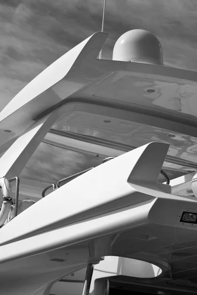 Italy Tuscany Elba Island Luxury Yacht Azimut Flybridge — Stock Photo, Image