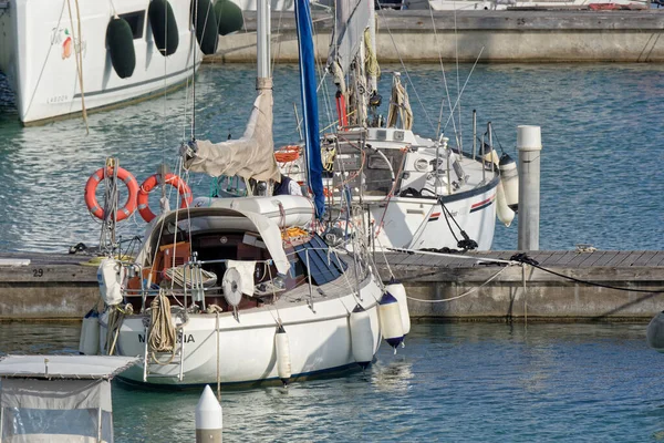 Talya Sicilya Akdeniz Marina Ragusa Ragusa Eyaleti Mayıs 2023 Limanda — Stok fotoğraf