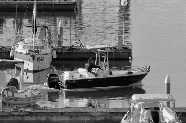Italie Sicile Méditerranée Marina Ragusa Province Raguse Mai 2023 Pêcheur — Photo