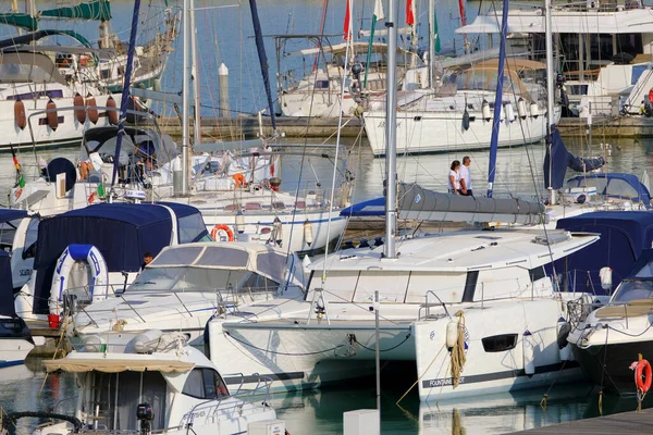 Italien Sizilien Mittelmeer Marina Ragusa Provinz Ragusa Mai 2023 Menschen — Stockfoto
