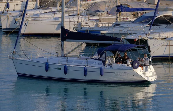 Talya Sicilya Akdeniz Marina Ragusa Ragusa Eyaleti Mayıs 2023 Limandaki — Stok fotoğraf