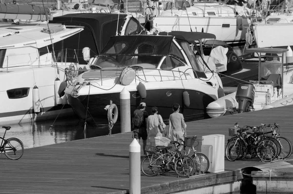 Talya Sicilya Akdeniz Marina Ragusa Ragusa Eyaleti Haziran 2023 Limanda — Stok fotoğraf