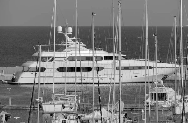 Talya Sicilya Akdeniz Marina Ragusa Ragusa Eyaleti Haziran 2023 Limana — Stok fotoğraf