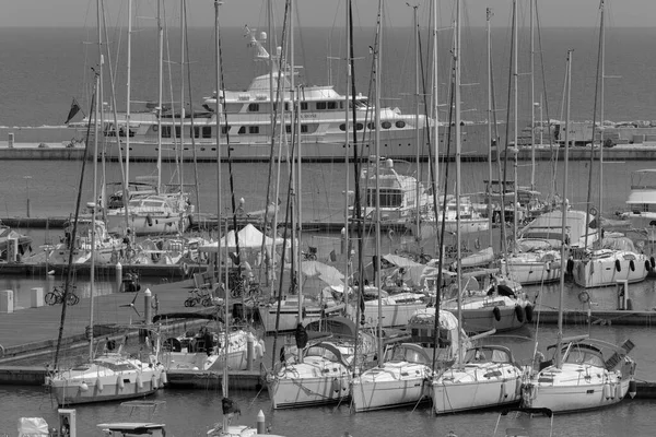 Italie Sicile Méditerranée Marina Ragusa Province Raguse Juin 2023 Yachts — Photo
