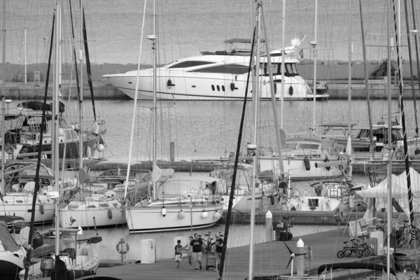 Talya Sicilya Akdeniz Marina Ragusa Ragusa Eyaleti Haziran 2023 Gün — Stok fotoğraf