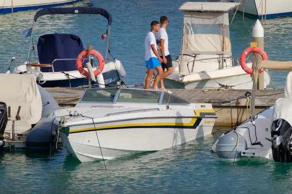 Italie Sicile Méditerranée Marina Ragusa Province Raguse Juin 2023 Personnes — Photo