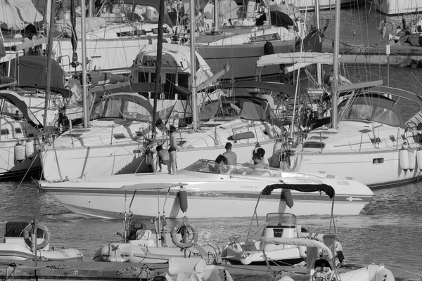 Talya Sicilya Akdeniz Marina Ragusa Ragusa Eyaleti Temmuz 2023 Limanda — Stok fotoğraf