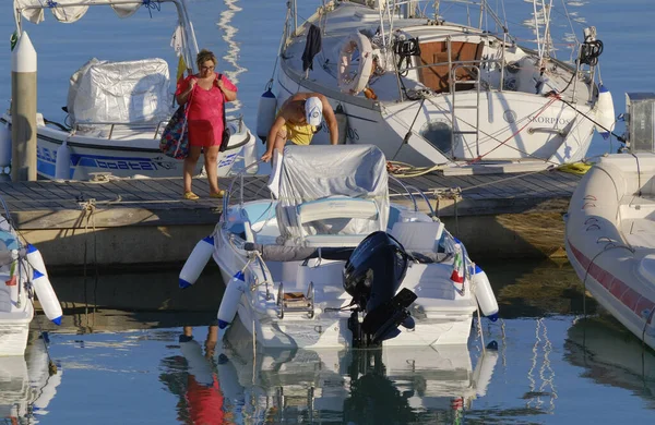 Italie Sicile Méditerranée Marina Ragusa Province Raguse Juillet 2023 Personnes — Photo