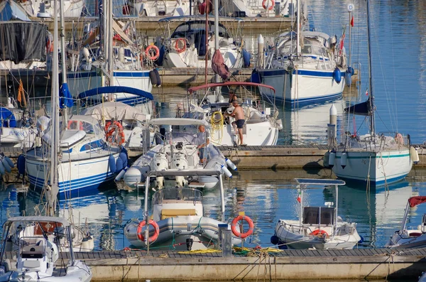 Італія Сицилія Середземне Море Марина Рагуза Провінція Рагуза Липня 2023 — стокове фото