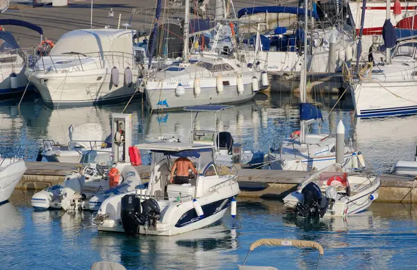 Itália Sicília Mar Mediterrâneo Marina Ragusa Província Ragusa Julho 2023 — Fotografia de Stock
