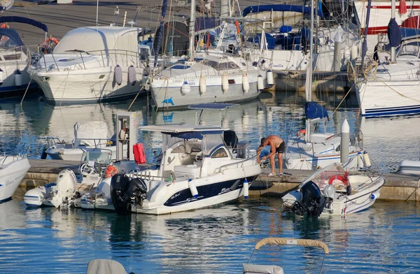 Италия Сицилия Средиземное Море Марина Рагуза Провинция Рагуза Июля 2023 — стоковое фото
