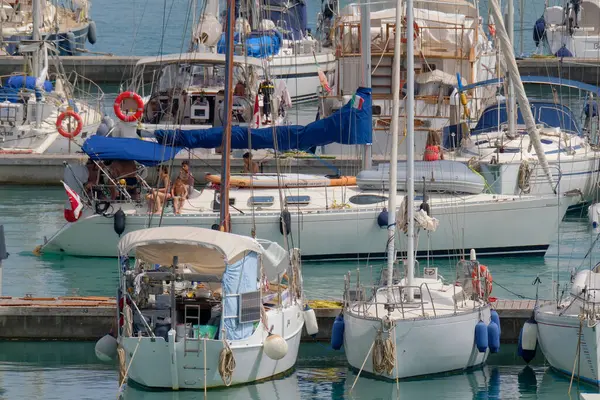 Włochy Sycylia Morze Śródziemne Marina Ragusa Prowincja Ragusa Lipca 2023 — Zdjęcie stockowe
