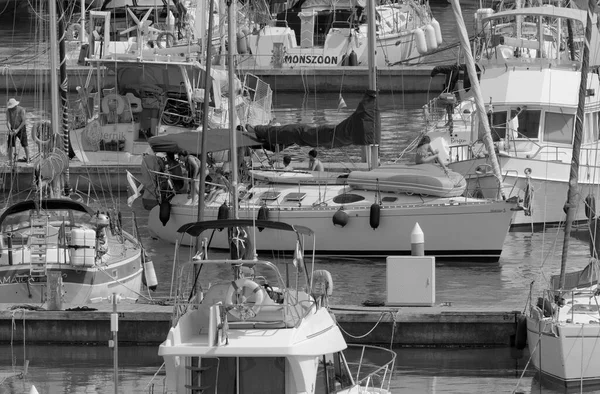 Talya Sicilya Akdeniz Marina Ragusa Ragusa Ili Temmuz 2023 Limandaki — Stok fotoğraf