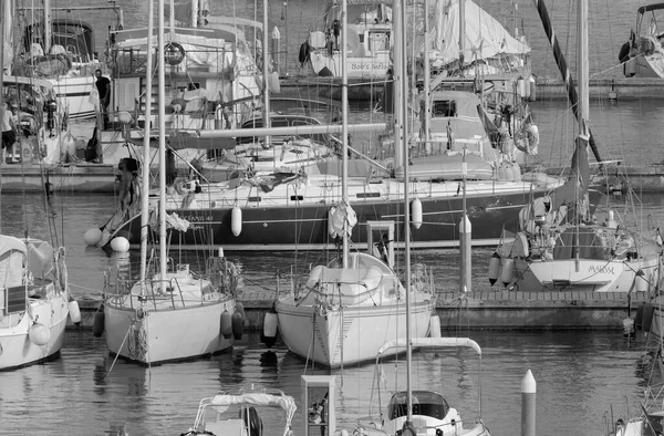 Talya Sicilya Akdeniz Marina Ragusa Ragusa Ili Temmuz 2023 Limandaki — Stok fotoğraf