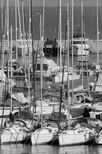 Italie Sicile Méditerranée Marina Ragusa Province Raguse Août 2023 Yachts — Photo