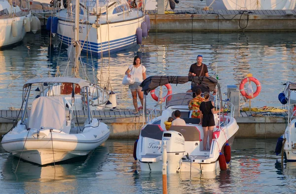 Itália Sicília Mar Mediterrâneo Marina Ragusa Província Ragusa Agosto 2023 — Fotografia de Stock