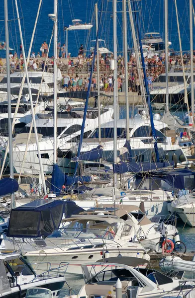 Włochy Sycylia Morze Śródziemne Marina Ragusa Prowincja Ragusa Sierpnia 2023 — Zdjęcie stockowe