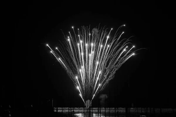 Ιταλία Σικελία Marina Ραγκούσα Πυροτεχνήματα Του Νταλί — Φωτογραφία Αρχείου