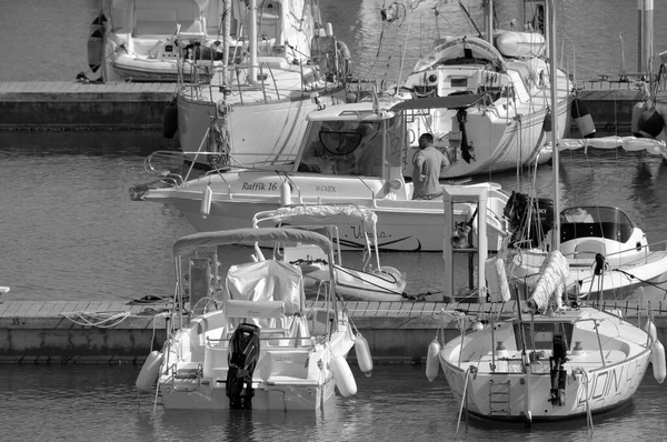 Italien Sizilien Mittelmeer Marina Ragusa Provinz Ragusa August 2023 Männer — Stockfoto