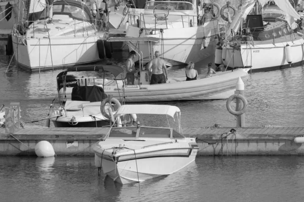 Italie Sicile Méditerranée Marina Ragusa Province Raguse Août 2023 Les — Photo