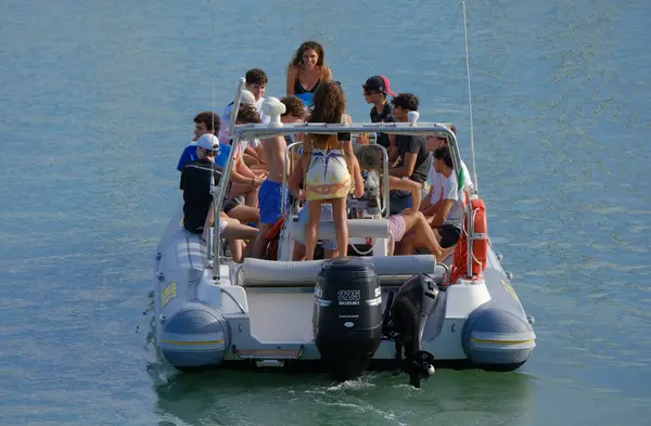 Italien Sizilien Mittelmeer Marina Ragusa Provinz Ragusa September 2023 Menschen — Stockfoto