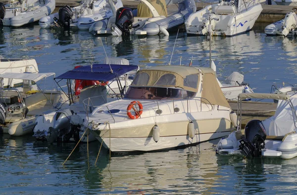 Talya Sicilya Akdeniz Marina Ragusa Ragusa Eyaleti Eylül 2023 Limanda — Stok fotoğraf