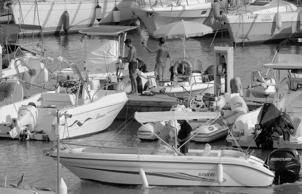 Italia Sicilia Mar Mediterráneo Marina Ragusa Provincia Ragusa Septiembre 2023 — Foto de Stock