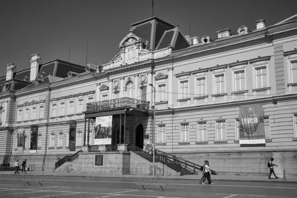 Bulgarien Sofia September 2023 Blick Auf Die Fassade Des Königspalastes — Stockfoto