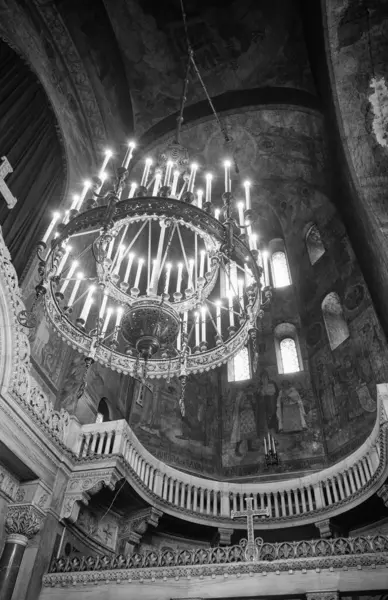 Bulgaria Sofía Los Interiores Catedral Alexander Nevskij — Foto de Stock