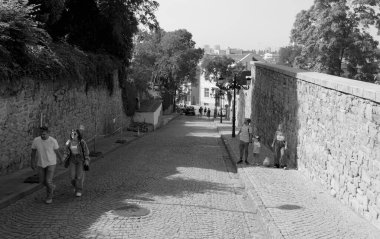 Bulgaristan, Filibe; 23 Eylül 2023, eski kentin merkez caddesinde yaşayan insanlar - EDITORIAL