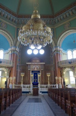 Bulgaristan, Sofya; sinagogun iç kısımları 
