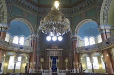 Bulgaristan, Sofya; sinagogun iç kısımları 