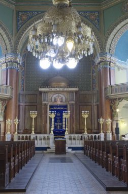 Bulgaristan, Sofya; sinagogun iç kısımları 