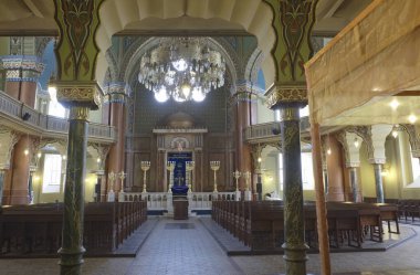 Bulgaristan, Sofya; sinagogun iç kısımları 