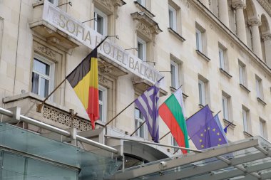 Bulgaristan, Sofya; 24 Eylül 2023, eski bir özgürlük binasının cephesi - EDITORIAL