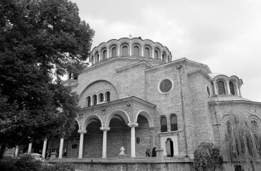 Bulgaristan, Sofya; 24 Eylül 2023, Bania Bai Camii 'ndeki insanlar - EDITORIAL