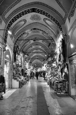 Turkey, Istanbul, Grand Bazaar (Kapalicarsi), view of the Bazaar clipart