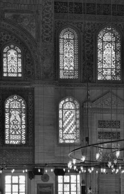 Türkiye, İstanbul, Sultanahmet İmparatorluk Camii, Mavi Cami olarak da bilinir (17. yüzyılda mimar Mehmet tarafından inşa edilmiştir.