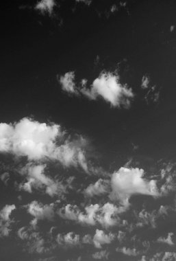 İtalya, Sicilya, gökyüzündeki bulutlar